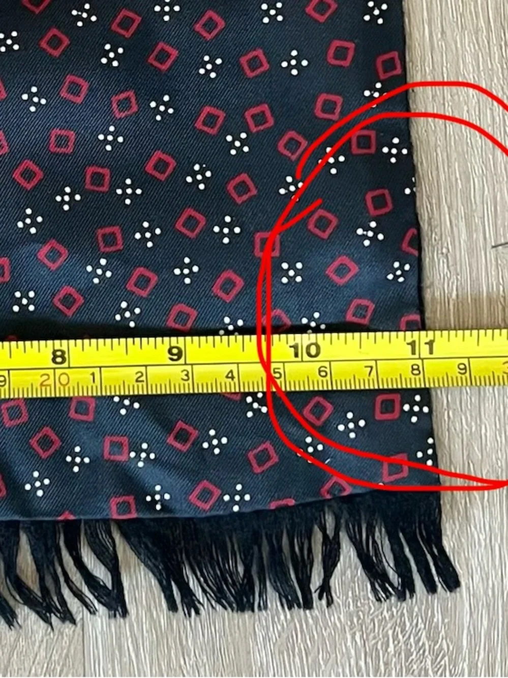 Mens’s Vintage A. Sulka & Company Silk Geometric Scarf. Great condition.